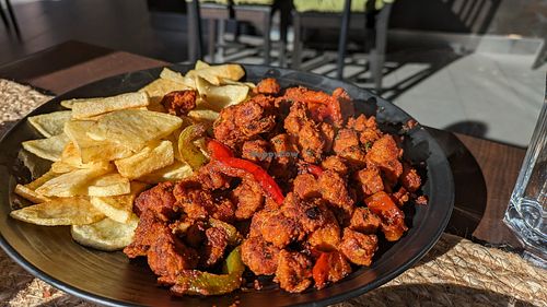Fried meat at ¡A Pastar! in A Coruna