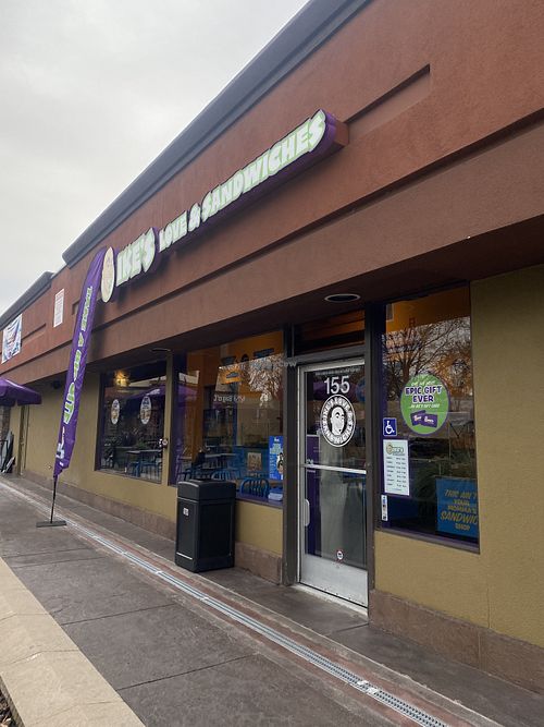 Loving the Clean Establishment and Outdoor Seating #Veganuary at Ike's in San Leandro