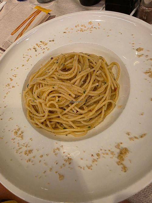 Pasta aglio e olio e pepperoncino at Astra Bar  in Bibione