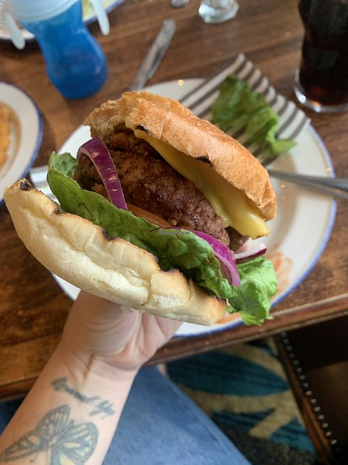 Beyond burger  at Coulby Farm in Middlesbrough