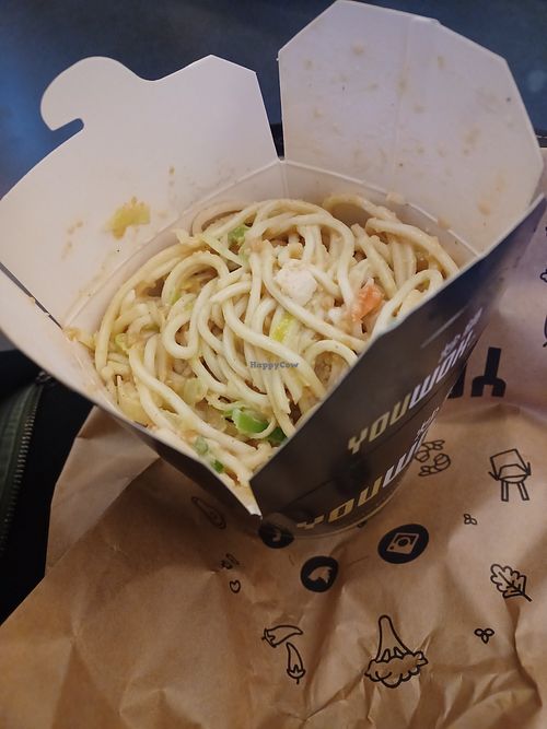 Huge portion (size small) at YouWok Bruxelles - General Jacques in Brussels