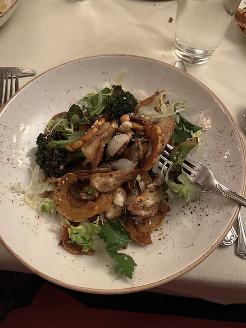 Roasted Delicatta Squash & Sweet Potatoes entree   at The Washington House in Sellersville