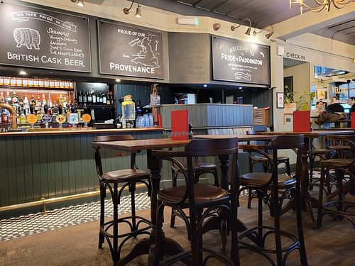 Inside at The Pride Of Paddington in West London