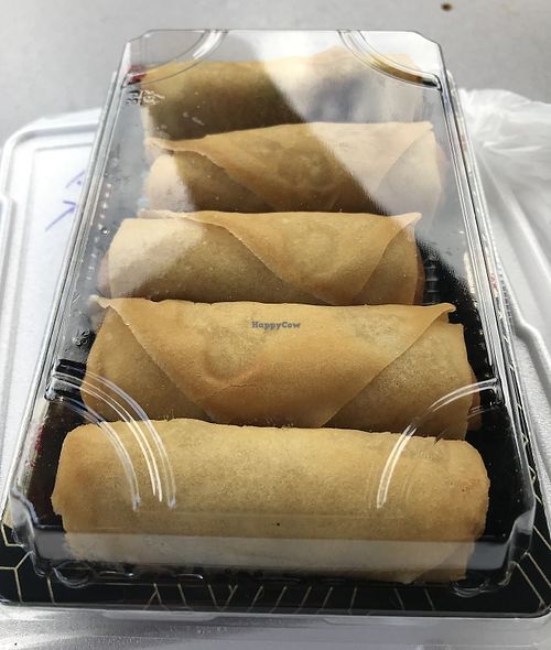 Vegan egg rolls   at Malee Thai in Longmont