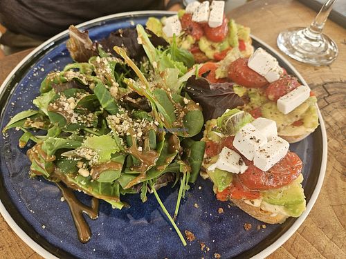 Avo toast at Hug Me in Naxos