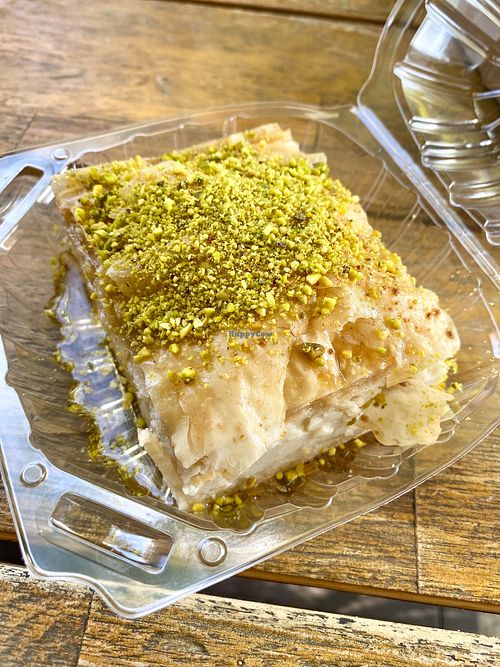 Custard Baklava  at Manoushee in Santa Clarita
