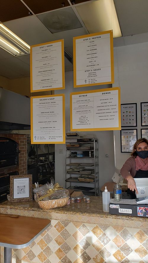 Counter order at Manoushee in Santa Clarita