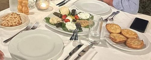  at Konstantin Restaurant Cafe in Rhodes