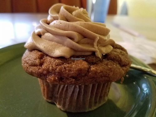 pumpkin muffin at Senor Veggie in San Antonio