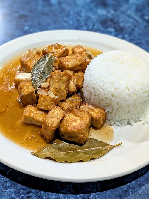 Adobo Tofu at Rock Island Cafe in Palau