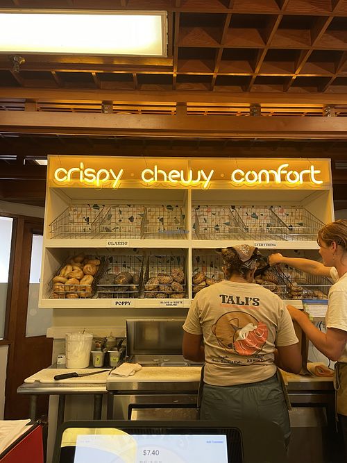 Tali's Bagels & Schmear Honolulu Hawaii Bakery HappyCow