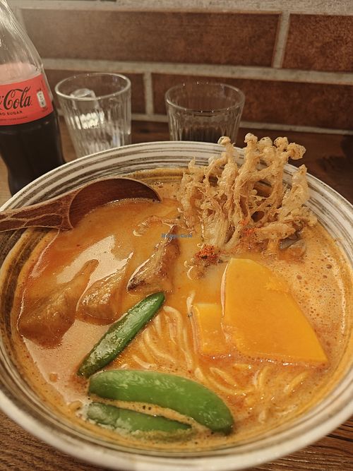 Spicy miso vegan ramen. at Tokyo Ramen  in Stockholm