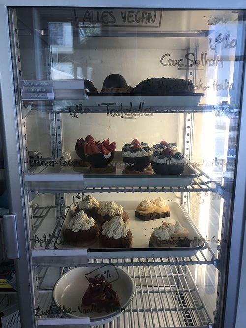 Dessert cabinet   at Café Pfusch in Leipzig