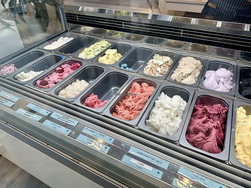 All of these are vegan! And so creamy and flavorful    at Heaven Creamery Boulder in Boulder