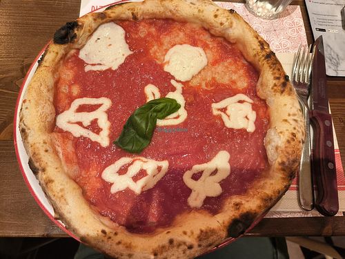 Margherita vegan at Pizzium - Trento  in Trento