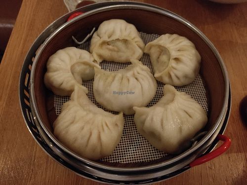 Veggie pockets at Chi Xiao Mian in Prague