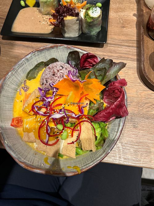 Mango curry bowl  at To1980 Vegan - Pempelfort in Dusseldorf