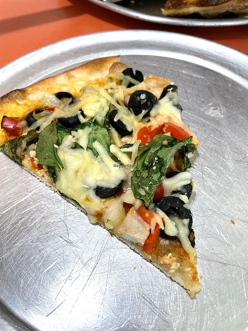 Byo vegan pizza  at Zetina's in Halifax