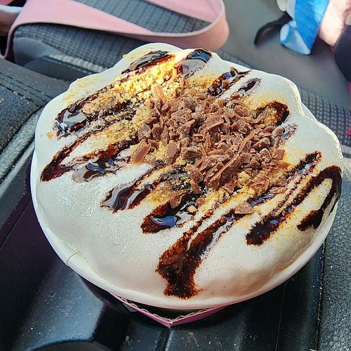 Smores latte with a vegan meringue! at Nectar + Ice in Metairie