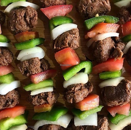 Espetinhos, como por exemplo o de proteína de soja at Acaiú in Londrina