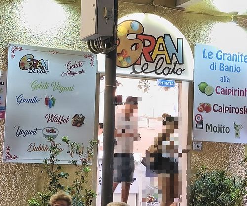 Gelateria at Gran Gelato in Pula