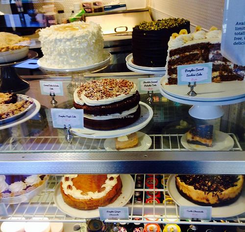 Display case one at Petunia's Pies and Pastries in Portland