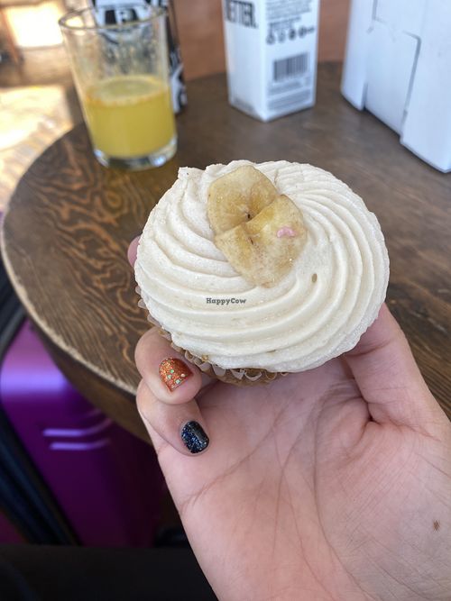 Banana Carrot Zucchini Baby Cake 🧁💗 SO GOOD!  at Petunia's Pies and Pastries in Portland