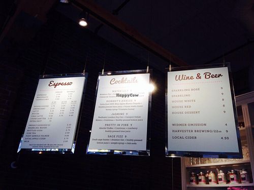 Menu 2- drinks at Petunia's Pies and Pastries in Portland