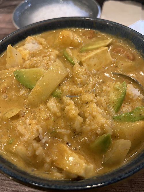 Massaman curry with tofu   at Bowlba Cafe in Raleigh