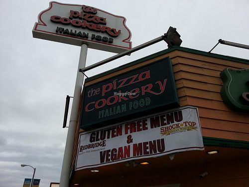 Outside at The Pizza Cookery in Encino