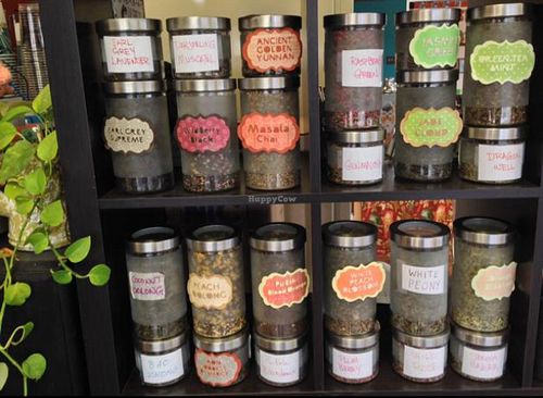 outstanding variety of teas at Grindhouse Cafe in Griffith