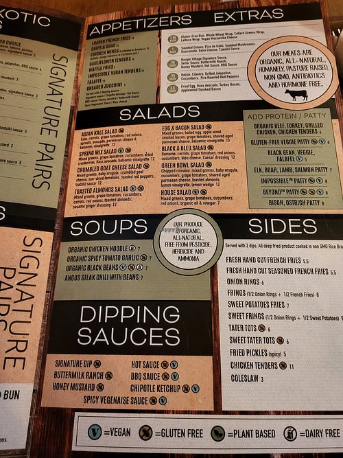  at Burger Village in Raleigh