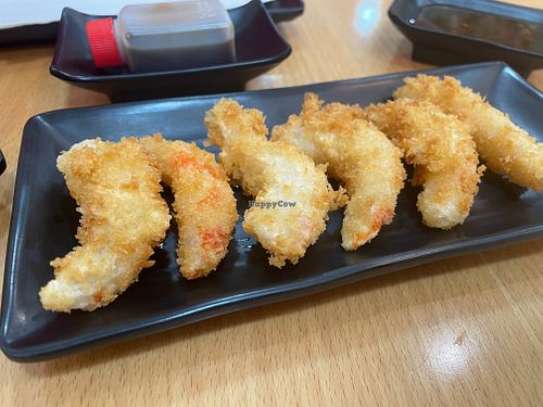 "Shrimp" tempura at Vegan Sushi House  in Lisbon