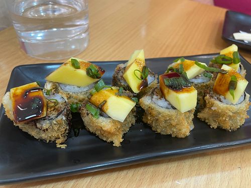 Special fried sushi at Vegan Sushi House  in Lisbon