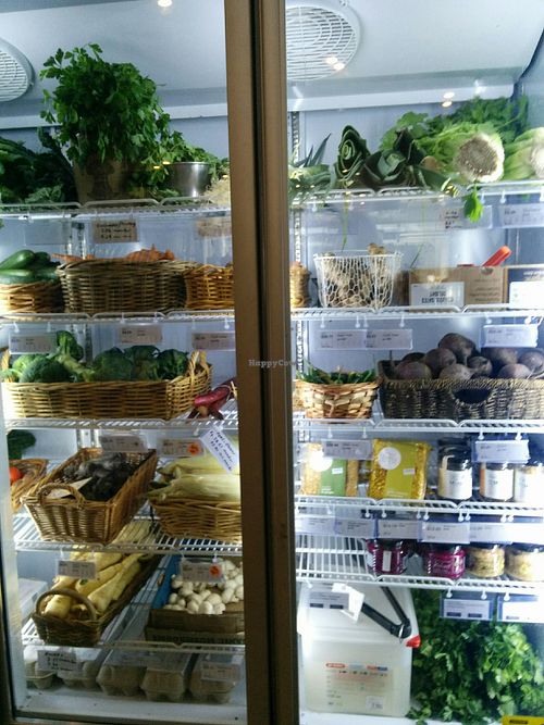 fresh produce in the chiller at Manly Food Co-operative in Manly