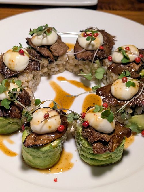 Special rolls with lion's mane meat at Shojin - Culver City in Culver City