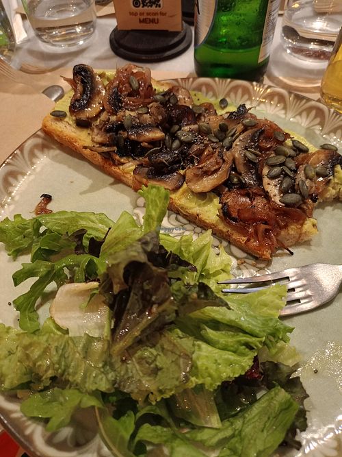 Avocado toast at Alley Dog in Lesvos
