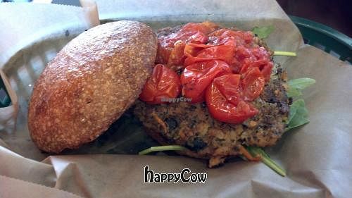 Viva La Vegan Burger at Toasted in Winter Park