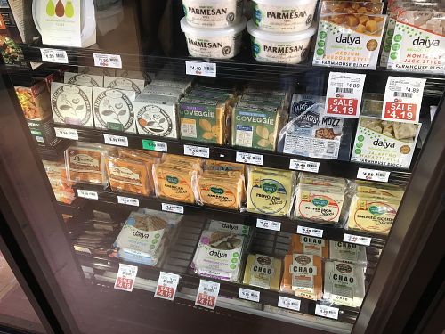 Vegan cheese!  at Chamberlin's Natural Foods in Lake Mary