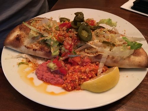 vegan burrito  at East St Cafe and Bar in Nelson