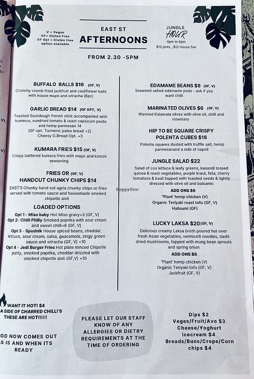 Afternoons  at East St Cafe and Bar in Nelson