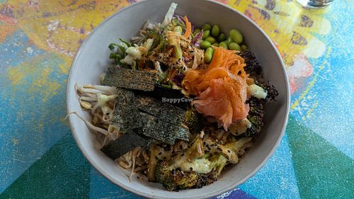 Poké bowl at East St Cafe and Bar in Nelson