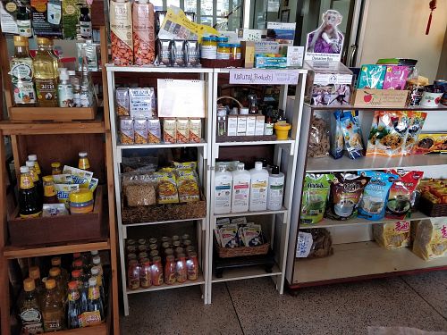 Grocery area at Loving Hut - Saraburi in Sara Buri