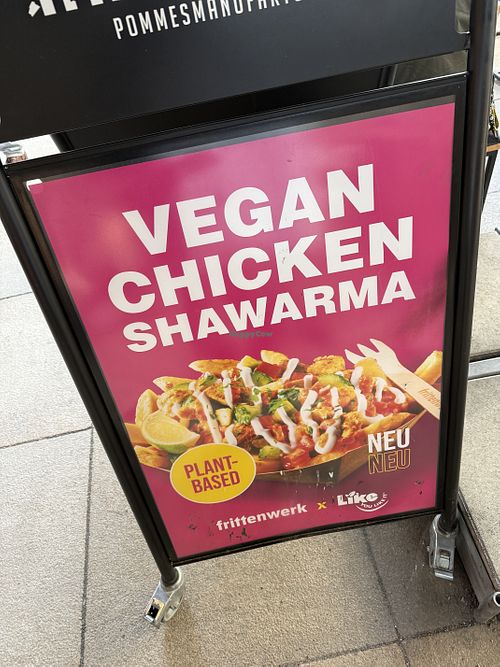 sign  at Frittenwerk - Alexanderplatz in Berlin