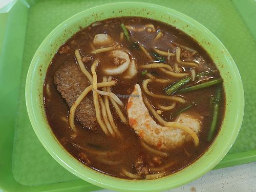 Penang prawn noodles at Shu Vegetarian - 蔬方斋 - Jurong West in West Singapore