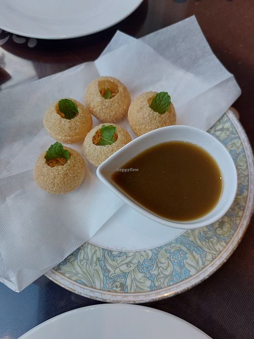 Pani Puri at Mughal in Kyoto