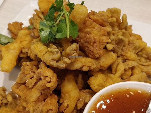 Fried Mushroom at Whole Earth 环界蔬食 in Central Singapore