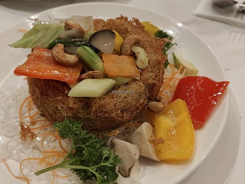 yam basket at Whole Earth 环界蔬食 in Central Singapore