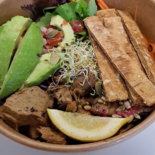 Superbowl (takeaway) at Mood Cafe in London