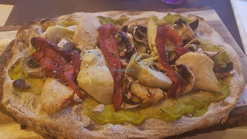 Vegan Pinsa at La Timba in El Port De La Selva